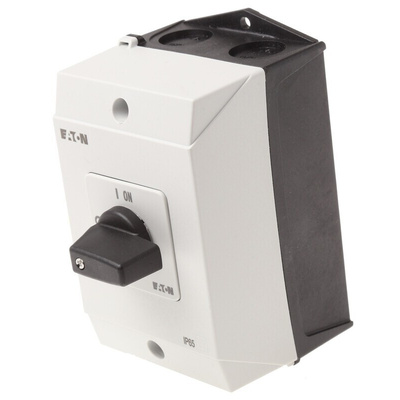 Eaton 2P Pole Surface Mount Isolator Switch - 20A Maximum Current, 5.5kW Power Rating, IP65
