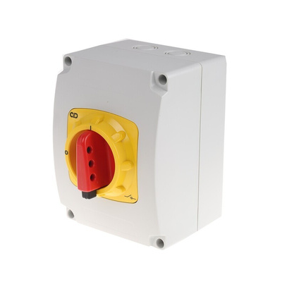 Craig & Derricott 3P Pole Isolator Switch - 40A Maximum Current, 15kW Power Rating, IP65