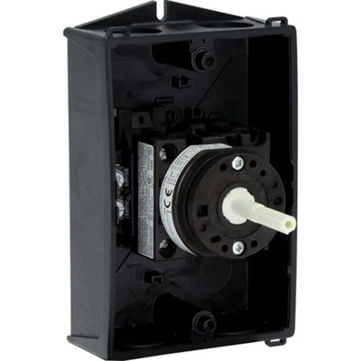 Eaton 3P Pole Surface Mount Isolator Switch - 10A Maximum Current, 4kW Power Rating, IP65