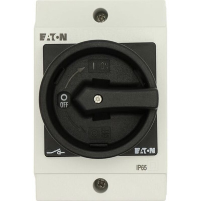 Eaton 3P Pole Surface Mount Isolator Switch - 10A Maximum Current, 4kW Power Rating, IP65