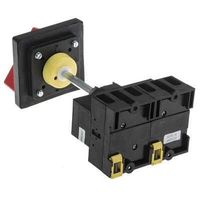 RS PRO 6P Pole Isolator Switch - 25A Maximum Current, 15kW Power Rating, IP65