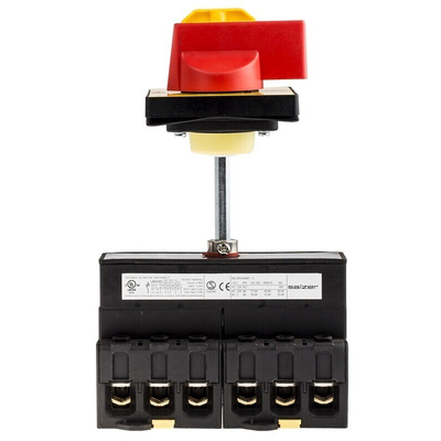 RS PRO 6P Pole Isolator Switch - 80A Maximum Current, 55kW Power Rating, IP65