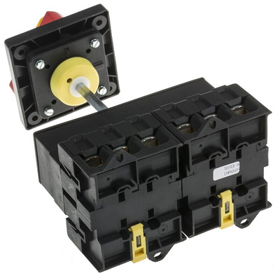 RS PRO 6P Pole Isolator Switch - 125A Maximum Current, 55kW Power Rating, IP65