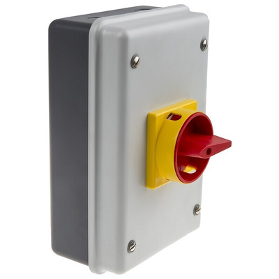RS PRO 3P Pole Panel Mount Isolator Switch - 63A Maximum Current, 18.5kW Power Rating, IP54