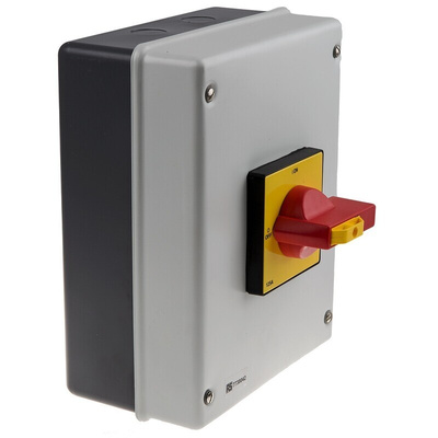 RS PRO 4P Pole Panel Mount Isolator Switch - 125A Maximum Current, 75kW Power Rating, IP54