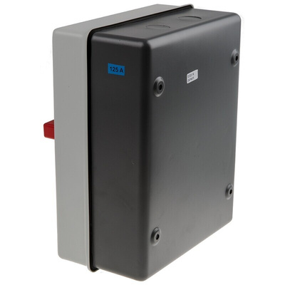 RS PRO 4P Pole Panel Mount Isolator Switch - 125A Maximum Current, 75kW Power Rating, IP54