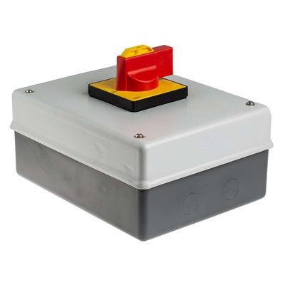 RS PRO 4P Pole Panel Mount Isolator Switch - 100A Maximum Current, 55kW Power Rating, IP54
