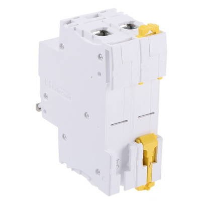 Schneider Electric 2P Pole DIN Rail Isolator Switch - 40A Maximum Current, IP20
