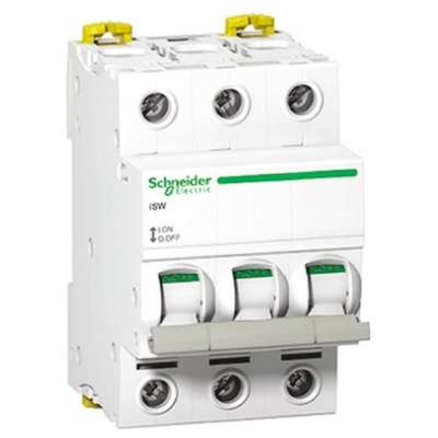 Schneider Electric 3P Pole Isolator Switch - 100A Maximum Current