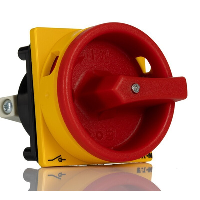 Eaton 3P+N Pole Panel Mount Isolator Switch - 25A Maximum Current, 11kW Power Rating, IP65