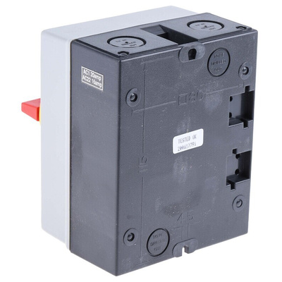 RS PRO 3P Pole Panel Mount Isolator Switch - 20A Maximum Current, 11kW Power Rating, IP65