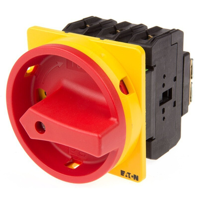 Eaton 3P Pole Panel Mount Isolator Switch - 100A Maximum Current, 55kW Power Rating, IP65