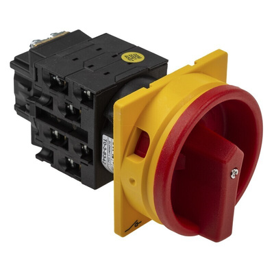 Eaton 6P Pole Panel Mount Isolator Switch - 20A Maximum Current, 6.5kW Power Rating, IP65