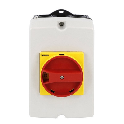 Lovato 3P Pole Isolator Switch - 16A Maximum Current, IP65