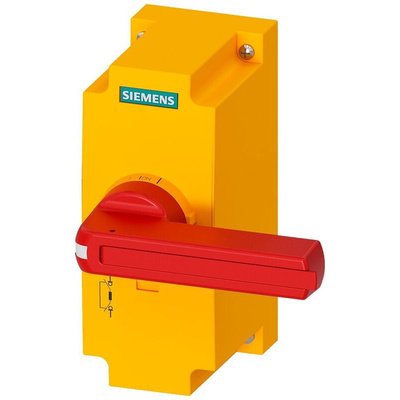 Siemens Red/Yellow Handle Padlockable, SENTRON Series
