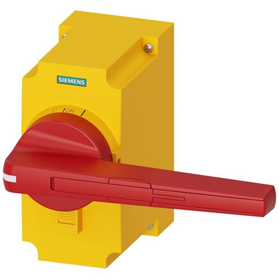 Siemens Red/Yellow Handle Padlockable, SENTRON Series