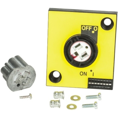 Schneider Electric Red/Yellow Rotary Handle