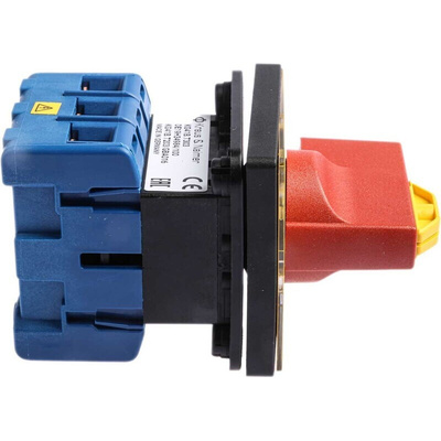 Kraus & Naimer 3P Pole Panel Mount Isolator Switch - 40A Maximum Current, 15kW Power Rating, IP65