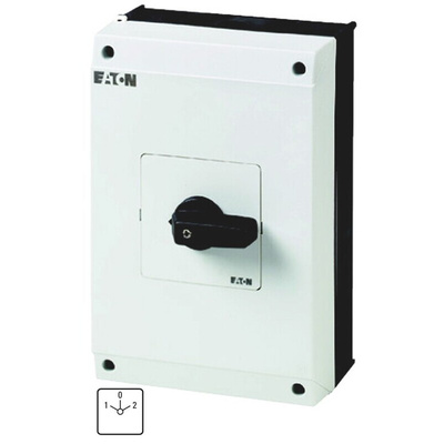 Eaton 2P Pole Isolator Switch - 63A Maximum Current, 37kW Power Rating, IP65