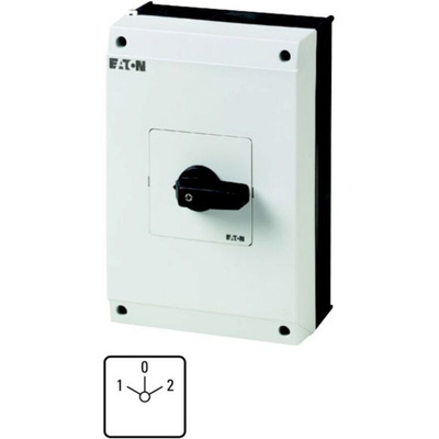 Eaton 4P Pole Surface Mount Isolator Switch - 63A Maximum Current, 37kW Power Rating, IP65