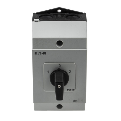Eaton 3P Pole Surface Mount Isolator Switch - 20A Maximum Current, 22kW Power Rating, IP65