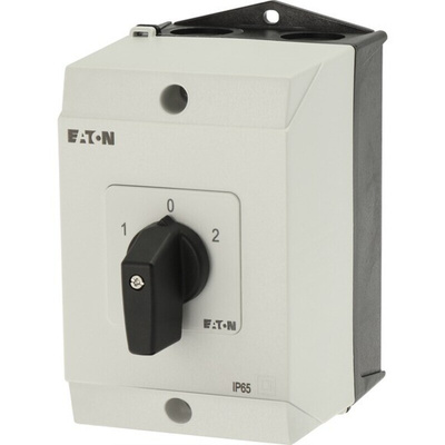 Eaton 3P Pole Surface Mount Isolator Switch - 20A Maximum Current, 22kW Power Rating, IP65