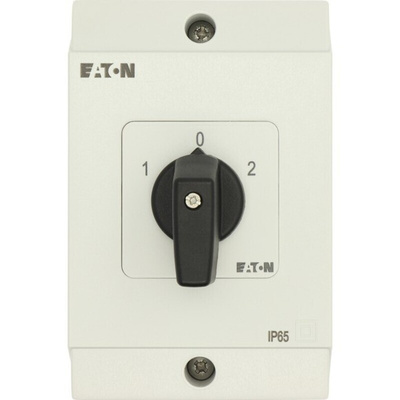 Eaton 3P Pole Surface Mount Isolator Switch - 20A Maximum Current, 22kW Power Rating, IP65