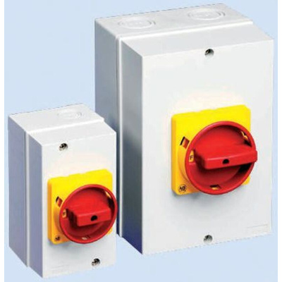 Allen Bradley 6P Pole Isolator Switch - 16A Maximum Current, 7.5kW Power Rating, IP66