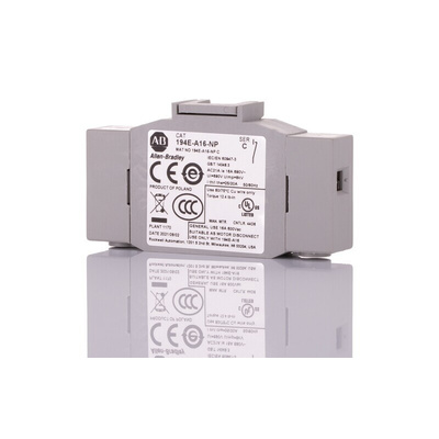 Allen Bradley Switch Disconnector Auxiliary Switch, 194E-NP Series for Use with Control & Load Switch