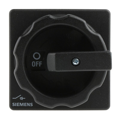 Siemens 3P Pole Panel Mount Isolator Switch - 25A Maximum Current, 9.5kW Power Rating, IP65