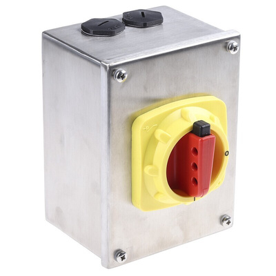 Craig & Derricott 3P+N Pole Isolator Switch - 63A Maximum Current, 30kW Power Rating, IP65