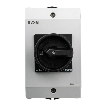 Eaton 3P Pole Isolator Switch - 25A Maximum Current, 11kW Power Rating, IP65