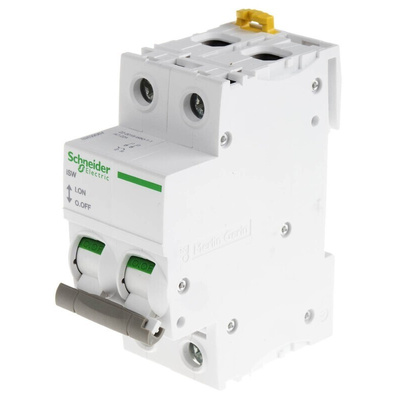 Schneider Electric 2P Pole Isolator Switch - 63A Maximum Current