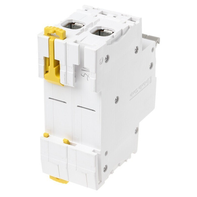 Schneider Electric 2P Pole DIN Rail Isolator Switch - 125A Maximum Current, IP20