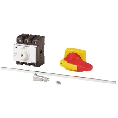 Eaton 3P Pole Panel Mount Isolator Switch - 100A Maximum Current, 45kW Power Rating, IP65