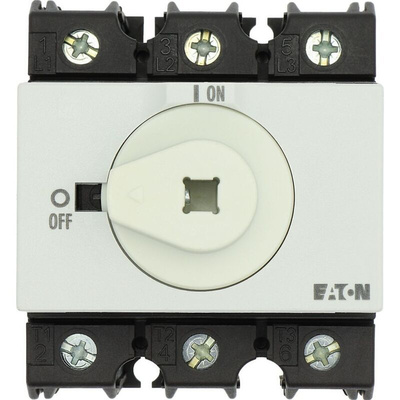 Eaton 3P Pole Panel Mount Isolator Switch - 63A Maximum Current, 30kW Power Rating, IP65