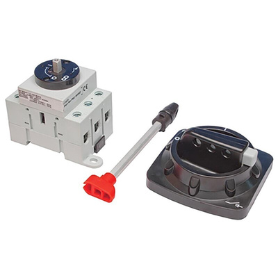 Craig & Derricott 3P Pole Isolator Switch - 63A Maximum Current, 25kW Power Rating, IP65
