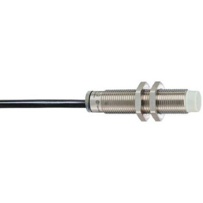 Telemecanique Sensors Inductive Barrel-Style Proximity Sensor, M12 x 1, 7 mm Detection, NPN Output, 12 → 24 V