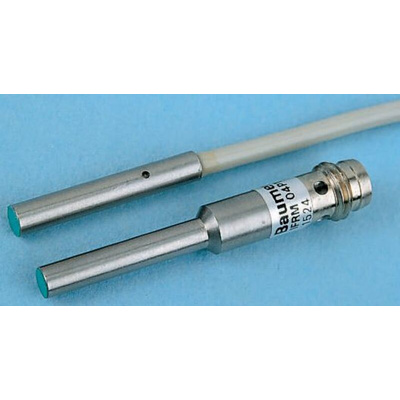 Baumer Inductive Barrel-Style Proximity Sensor, 1 mm Detection, PNP Output, 10 → 30 V dc, IP67