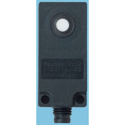 Baumer Ultrasonic Block-Style Proximity Sensor, 100 → 1000 mm Detection, PNP Output, 12 → 30 V dc, IP67