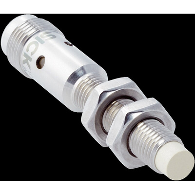 Sick Inductive Barrel-Style Proximity Sensor, M8 x 1, 4 mm Detection, PNP Output, 10 → 30 V dc, IP68, IP69K