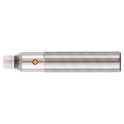 ifm electronic Ultrasonic Barrel-Style Proximity Sensor, M18 x 1, 150 → 1600 mm Detection, PNP Output, 10
