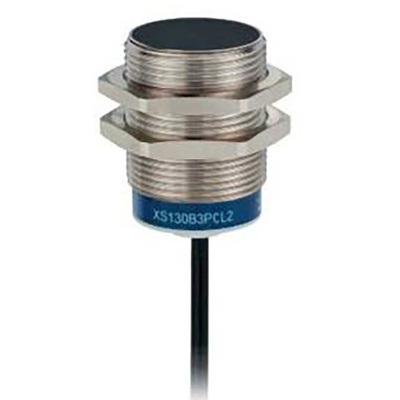 Telemecanique Sensors Inductive Barrel-Style Proximity Sensor, M30 x 1.5, 15 mm Detection, PNP Output, 12 → 24 V