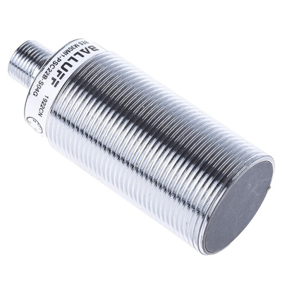 BALLUFF Inductive Barrel-Style Proximity Sensor, M30 x 1.5, 22 mm Detection, PNP Output, 10 → 30 V dc, IP67