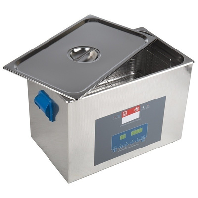 RS PRO Ultrasonic Cleaner, 500W, 27L with Lid