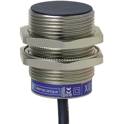 Telemecanique Sensors Inductive Barrel-Style Proximity Sensor, M30 x 1.5, 10 mm Detection, PNP Output, 12 → 24 V