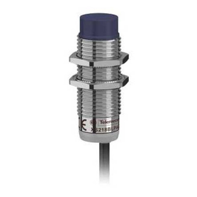 Telemecanique Sensors Inductive Barrel-Style Proximity Sensor, M18 x 1, 8 mm Detection, PNP Output, 12 → 24 V