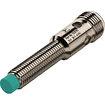 Pepperl + Fuchs Inductive Barrel-Style Proximity Sensor, M12 x 1, 3 mm Detection, PNP Output, 5 → 30 V dc, IP67