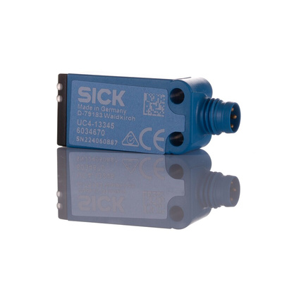 Sick UC4 Series Ultrasonic Block-Style Proximity Sensor, 13 → 150 mm Detection, NPN Output, 15 → 30 V,