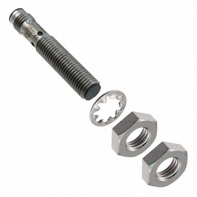 Omron Inductive Barrel-Style Inductive Proximity Sensor, M8 x 1, 1 mm Detection, PNP Output, 10 → 30 V dc, IP67